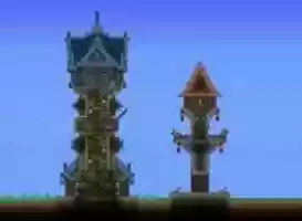 Free download Terraria: Medieval Tower - Screenshot free photo or picture to be edited with GIMP online image editor