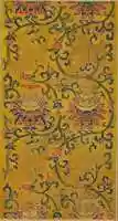 Free download Textile Panel with Phoenixes and Lotuses free photo or picture to be edited with GIMP online image editor