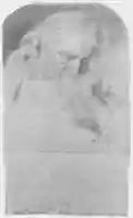 Free download The Ascension of Christ (recto); Head of a Bearded Man Looking Down (verso) free photo or picture to be edited with GIMP online image editor