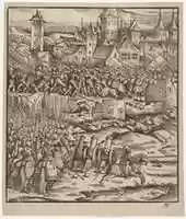 Free download The Battle Near Teramundt (Teremonde), from Der Weisskunig free photo or picture to be edited with GIMP online image editor