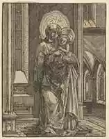 Free download The Beautiful Virgin of Regensburg in a Church free photo or picture to be edited with GIMP online image editor