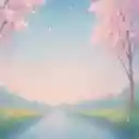 The Blossom Rain  screen for extension Chrome web store in OffiDocs Chromium