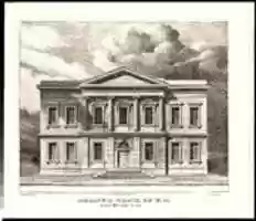 Free download The Branch Bank of the United States, Wall Street, New York, Erected in 1825 (from Views of the Public Buildings in the City of New York Correctly Drawn on Stone by A. J. Davis, 1827) free photo or picture to be edited with GIMP online image editor