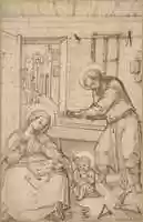 Free download The Childhood of Christ, in the carpenters shop free photo or picture to be edited with GIMP online image editor