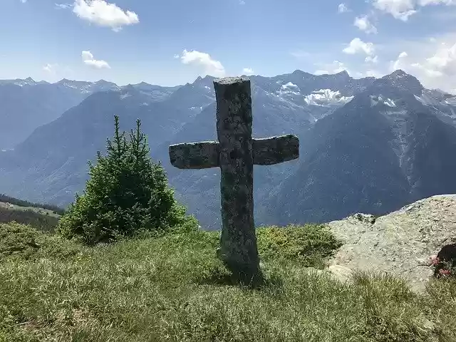 Free download The Cross Of Stone Leventina -  free photo or picture to be edited with GIMP online image editor