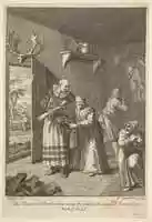 Free download The Curate and the Barber Disguising Themselves (Illustrations for Don Quixote) free photo or picture to be edited with GIMP online image editor