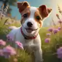 The dog wears a red collar  screen for extension Chrome web store in OffiDocs Chromium