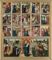 Free download The Fifteen Mysteries and the Virgin of the Rosary free photo or picture to be edited with GIMP online image editor