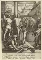 Free download The Flagellation of Christ, from The Passion of Christ (after H. Goltzius) free photo or picture to be edited with GIMP online image editor