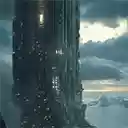 The Giant Tower By The Sea Interface On BFlix Movie  screen for extension Chrome web store in OffiDocs Chromium