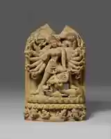 Free download The Goddess Durga Killing the Buffalo Demon (Mahishasura Mardini) free photo or picture to be edited with GIMP online image editor
