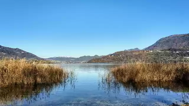 Free download The Lake Of Caldonazzo Landscape -  free free photo or picture to be edited with GIMP online image editor