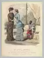Free download The Latest Fashions Expressly Designed and Prepared for the Milliner, Dressmaker and Draper and Illustrated Household Journal, from Le Moniteur de la Mode free photo or picture to be edited with GIMP online image editor