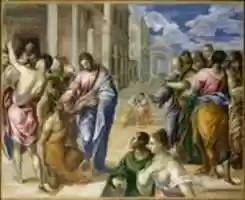 Free download The Miracle of Christ Healing the Blind free photo or picture to be edited with GIMP online image editor