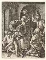 Free download The Mocking of Christ,  from The Small Passion free photo or picture to be edited with GIMP online image editor