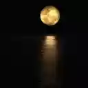 The moon hugs the sea  screen for extension Chrome web store in OffiDocs Chromium