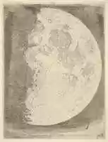 Free download The Moon in its First Quarter free photo or picture to be edited with GIMP online image editor