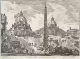 Free download The Piazza del Popolo (Veduta della Piazza del Popolo) free photo or picture to be edited with GIMP online image editor