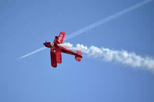 Free download The Plane Biplane Stunts -  free photo or picture to be edited with GIMP online image editor