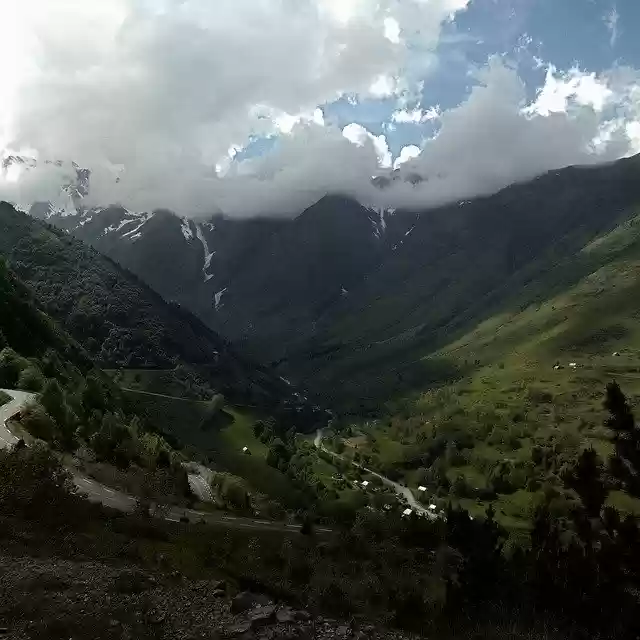 Free download The Pyrenees Mountains Streamer -  free photo or picture to be edited with GIMP online image editor