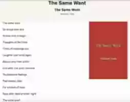 Free download The Same Want free photo or picture to be edited with GIMP online image editor