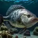 The sea fish is round  screen for extension Chrome web store in OffiDocs Chromium
