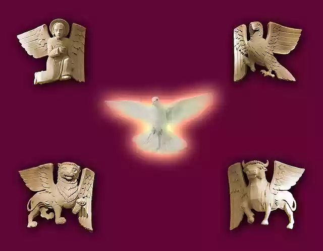 Free download The Symbols Of Evangelists -  free illustration to be edited with GIMP free online image editor