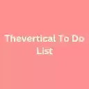 Thevertical To Do List  screen for extension Chrome web store in OffiDocs Chromium