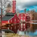 The village is brilliant in autumn  screen for extension Chrome web store in OffiDocs Chromium