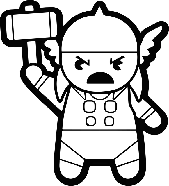 Free download Thor Hero Superhero - Free vector graphic on Pixabay free illustration to be edited with GIMP free online image editor