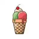 Three color ice cream  screen for extension Chrome web store in OffiDocs Chromium