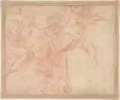 Free download Three Female Figures and Seated Putto free photo or picture to be edited with GIMP online image editor