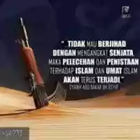 Free download TIDAK MAU BERJIHAD DENGAN MENGANGKAT SENJATA free photo or picture to be edited with GIMP online image editor