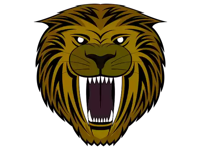 Free download Tiger Saber Tooth Cat Roar -  free illustration to be edited with GIMP free online image editor