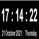 Time and date  screen for extension Chrome web store in OffiDocs Chromium