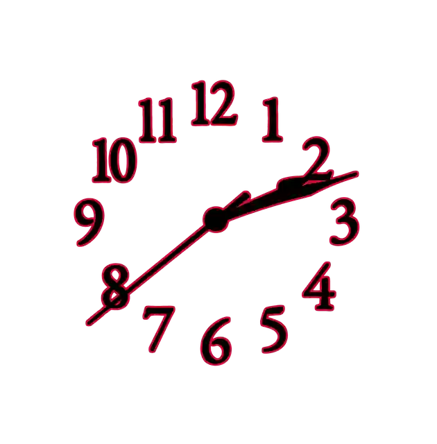Time Clock Face Wall by OffiDocs for office