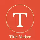 Title Maker  screen for extension Chrome web store in OffiDocs Chromium