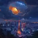 Tokyo Night Storm Theme  screen for extension Chrome web store in OffiDocs Chromium