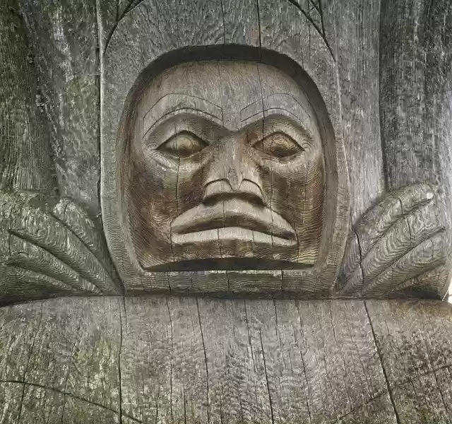 Free download Totem Pole Detail Aboriginal -  free photo or picture to be edited with GIMP online image editor