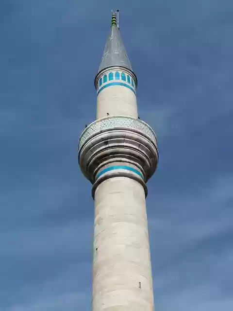 Free download tower minaret mosque konya free picture to be edited with GIMP free online image editor