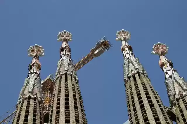 Free download Towers Sagrada Familia -  free photo or picture to be edited with GIMP online image editor