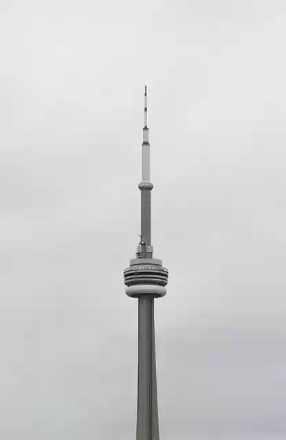 Free download tower toronto grey sky dark free picture to be edited with GIMP free online image editor