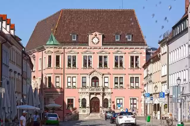 Free download Town Hall Architecture Building -  free photo or picture to be edited with GIMP online image editor