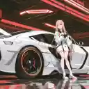Toyota GR86 with Anime Girl Live Wallpaper  screen for extension Chrome web store in OffiDocs Chromium