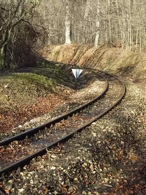 Free download Tracks Rail Rails -  free photo or picture to be edited with GIMP online image editor