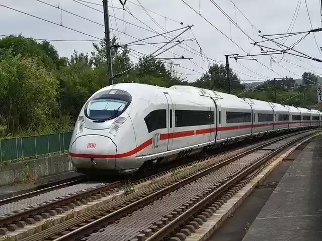 Free download Train Ice Bahn -  free photo or picture to be edited with GIMP online image editor