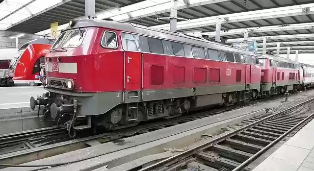 Free download Train Railway Locomotive free photo template to be edited with GIMP online image editor