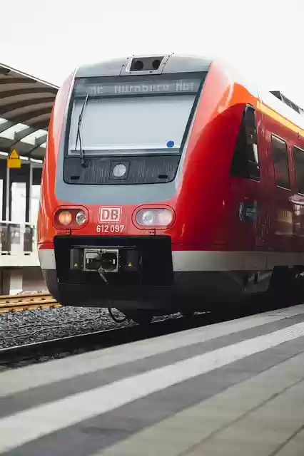 Free download train station railroad mobility free picture to be edited with GIMP free online image editor