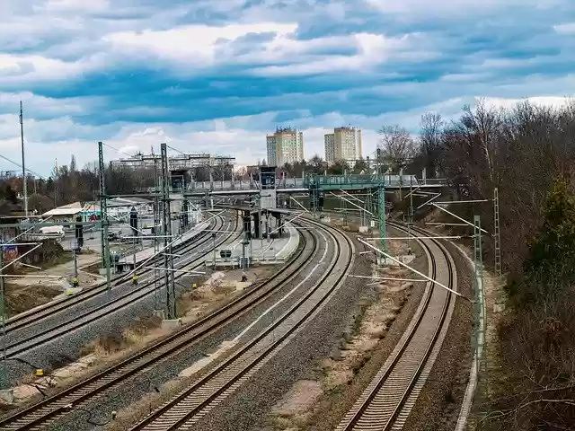 Free download Train Terrain Leipzig -  free photo or picture to be edited with GIMP online image editor