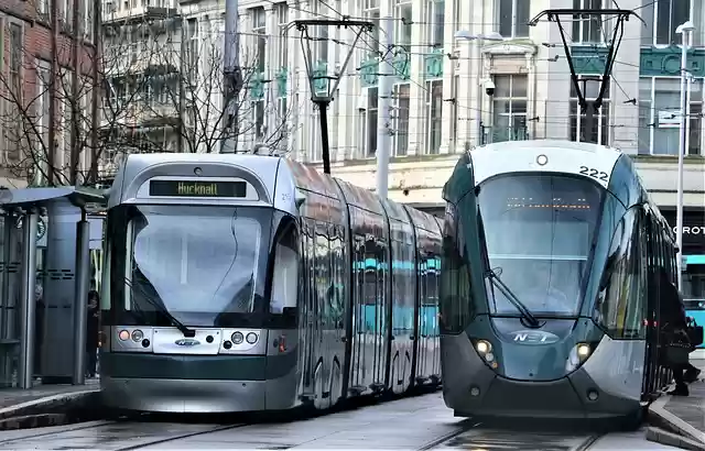 Free download trams bus city ride transport free picture to be edited with GIMP free online image editor